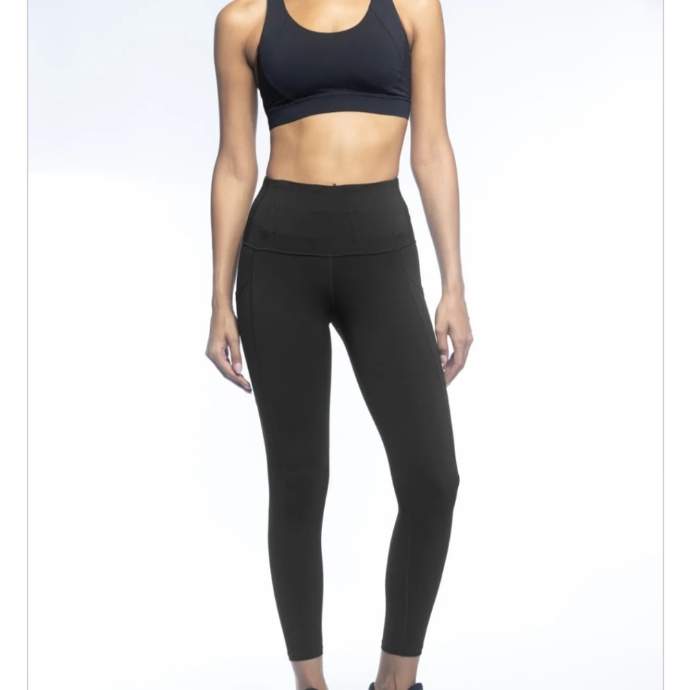 Alexo Athletica Conceal & Carry Legging Black 7/8 Womens Size Small NWT